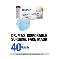Dr. Max Disposable Surgical Face Masks 40 Boxes (50 QTY PER BOX)